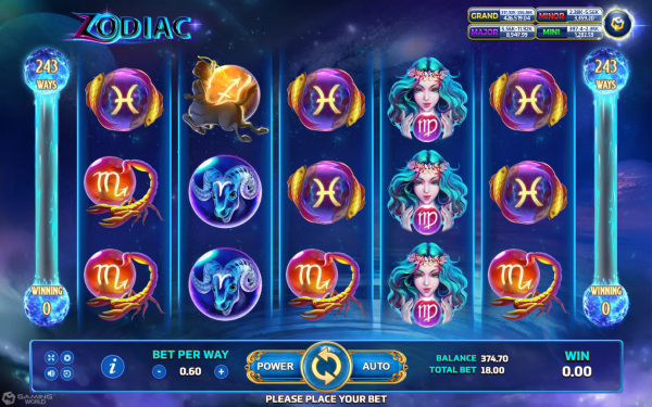 ตัวช่วยสัญลักษณ์พิเศษในเกมสล็อต ZODIAC